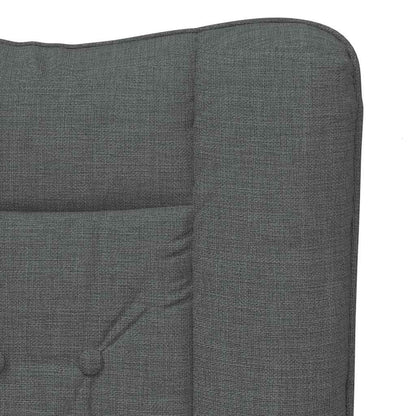 vidaXL Sessel Dunkelgrau 63 x 67 x 94 cm Stoff und Sperrholz