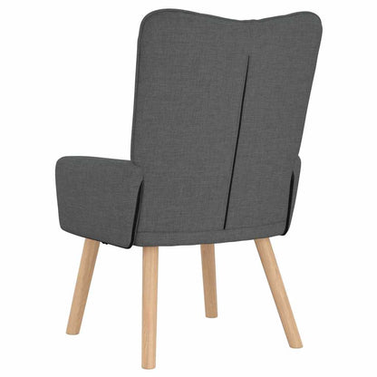 vidaXL Sessel Dunkelgrau 63 x 67 x 94 cm Stoff und Sperrholz