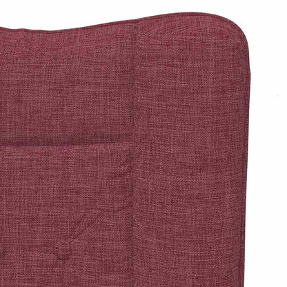 vidaXL Sessel Weinrot 63 x 67 x 94 cm Stoff und Sperrholz