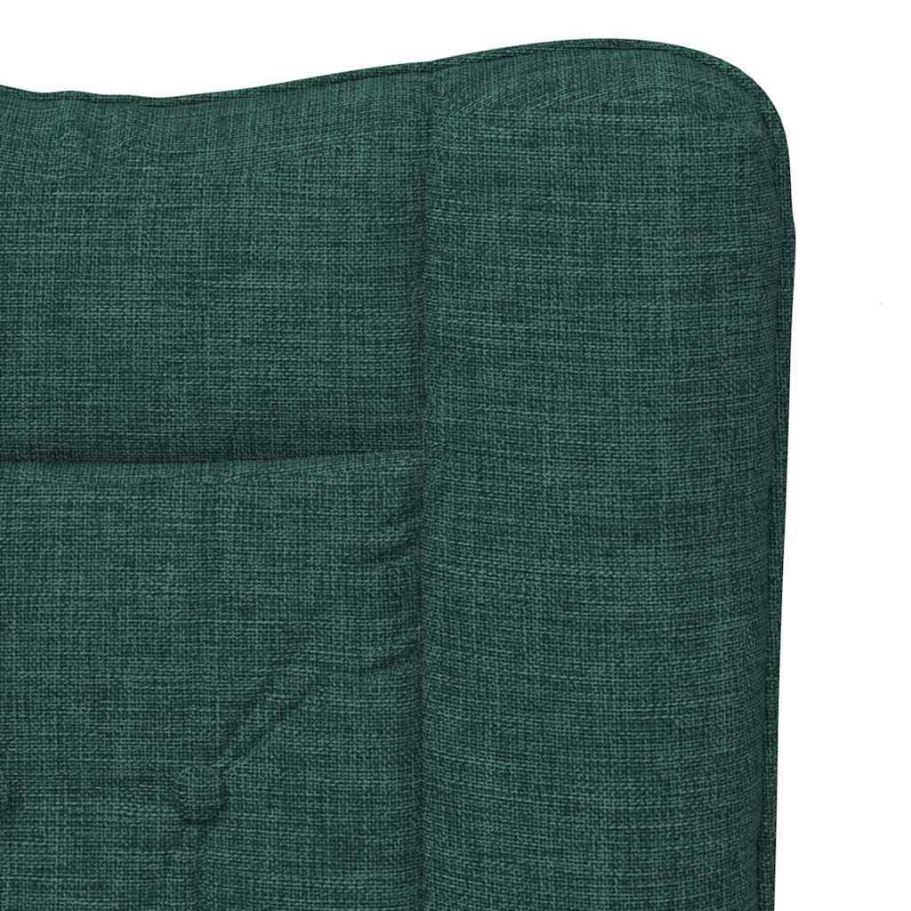 vidaXL Sessel Dunkelgrün 63 x 67 x 94 cm Stoff und Sperrholz