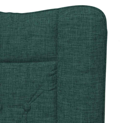 vidaXL Sessel Dunkelgrün 63 x 67 x 94 cm Stoff und Sperrholz