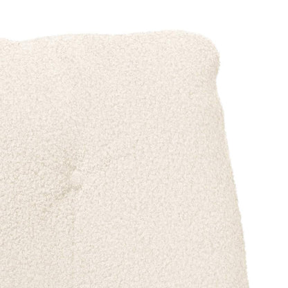 Sessel Creme 69 x 74 x 93 cm Sherpa-Stoff