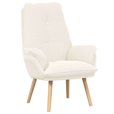 vidaXL Sessel Creme 69 x 74 x 93 cm Sherpa-Stoff