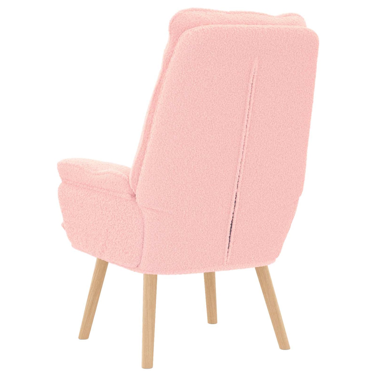 Sessel Rosa 69 x 74 x 93 cm Sherpa-Stoff