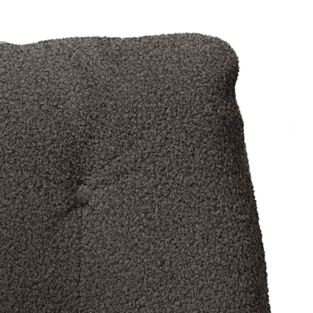 Sessel Dunkelgrau 69 x 74 x 93 cm Sherpa-Stoff