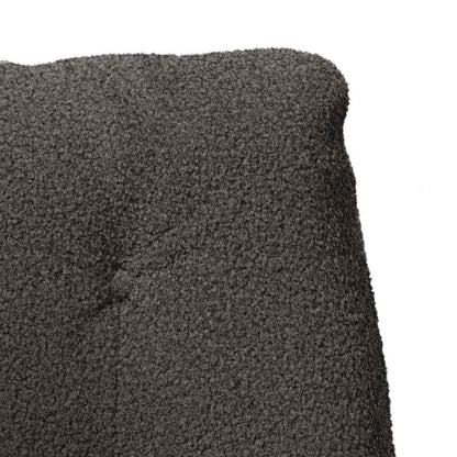 Sessel Dunkelgrau 69 x 74 x 93 cm Sherpa-Stoff