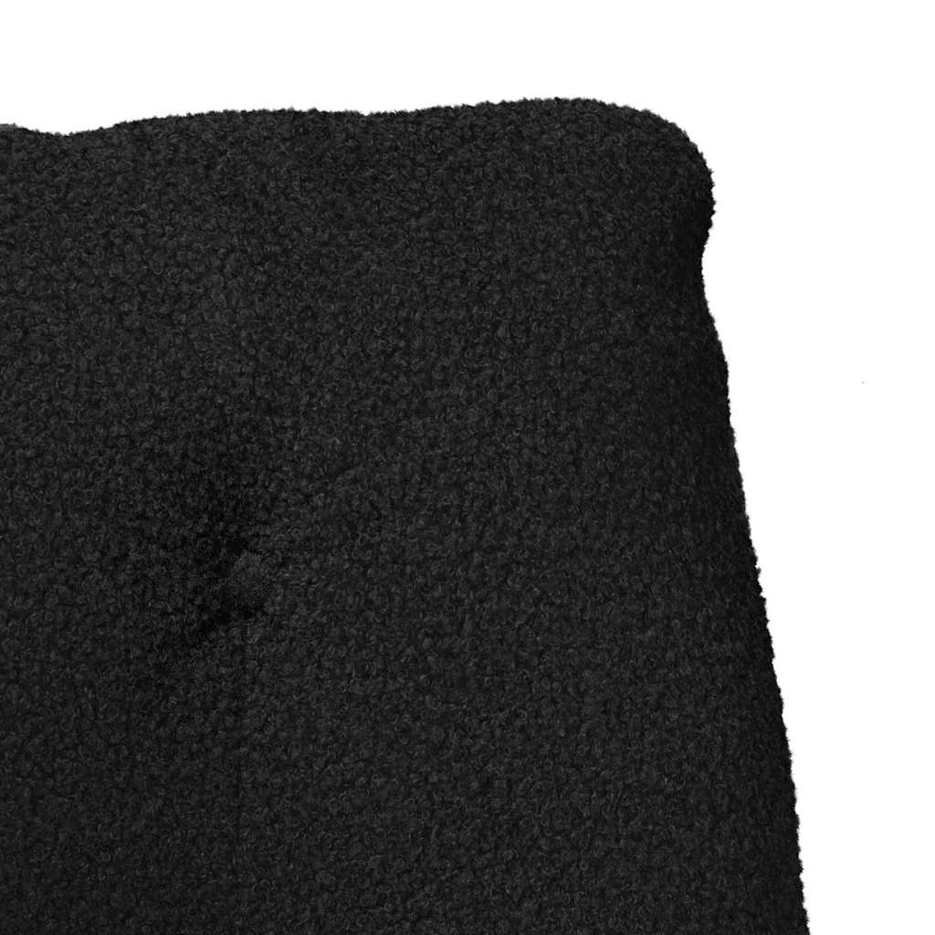 Sessel Schwarz 69 x 74 x 93 cm Sherpa-Stoff