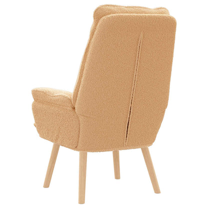 vidaXL Sessel Beige 69 x 74 x 93 cm Sherpa-Stoff