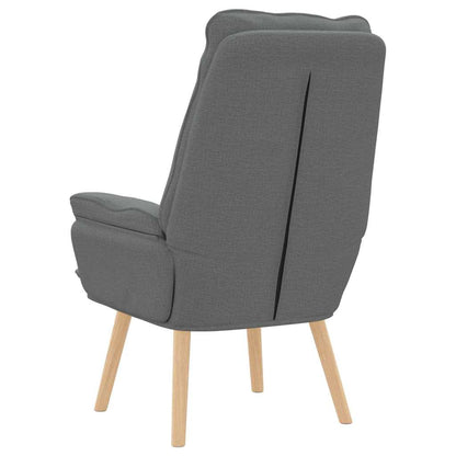 vidaXL Sessel Dunkelgrau 69 x 74 x 93 cm Stoff und Sperrholz