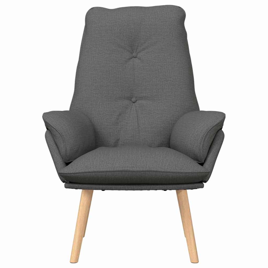 vidaXL Sessel Dunkelgrau 69 x 74 x 93 cm Stoff und Sperrholz
