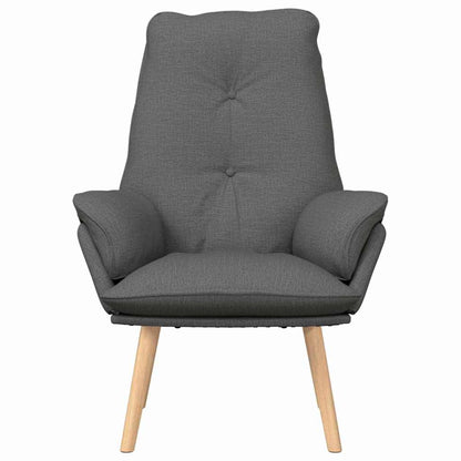 vidaXL Sessel Dunkelgrau 69 x 74 x 93 cm Stoff und Sperrholz