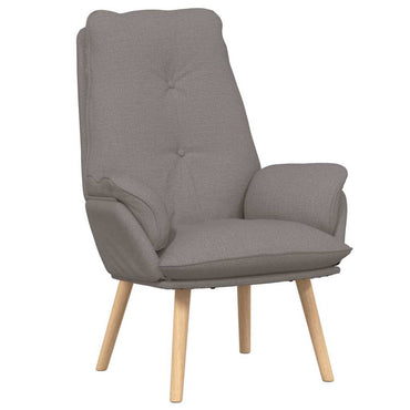 vidaXL Sessel Taupe 69 x 74 x 93 cm Stoff und Sperrholz