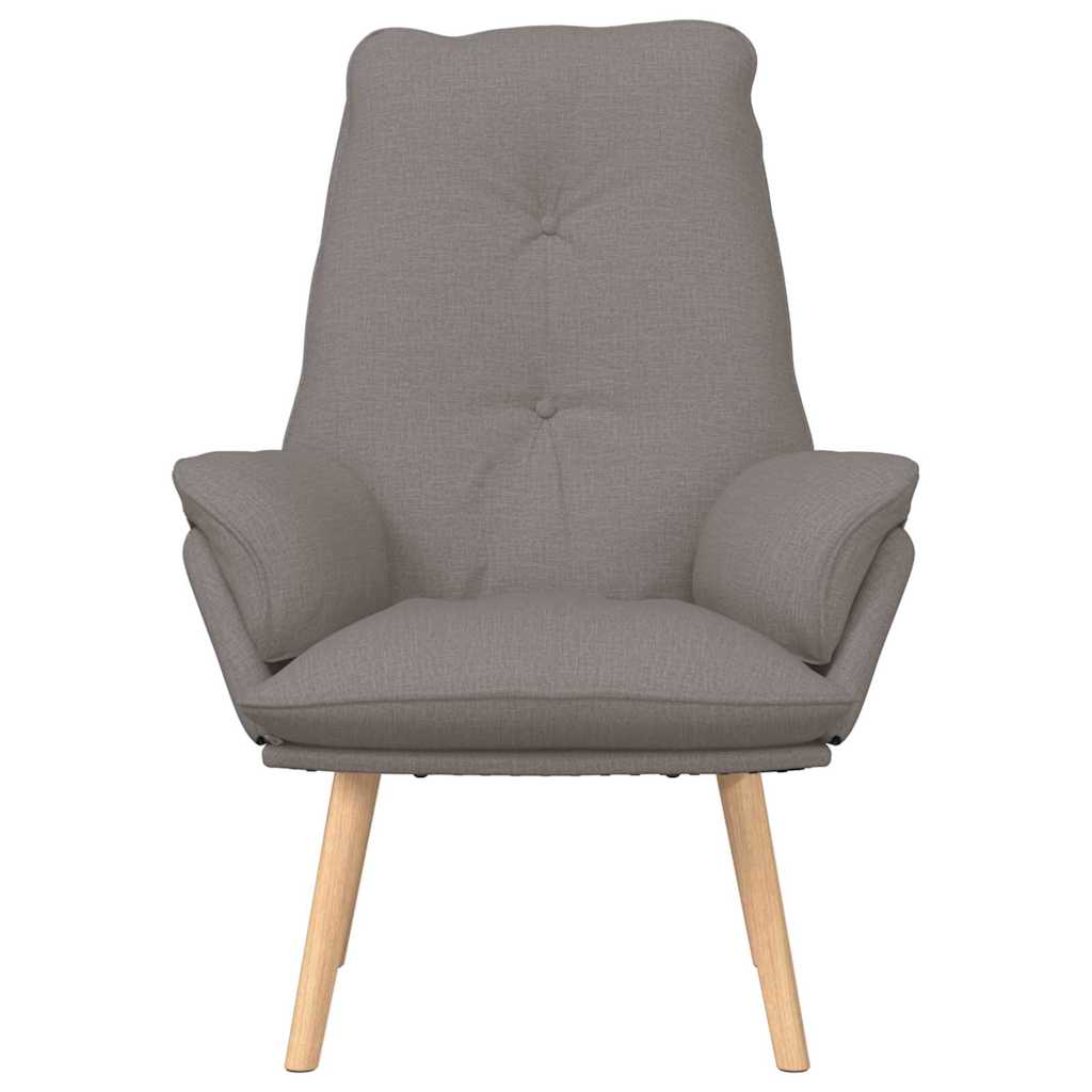 vidaXL Sessel Taupe 69 x 74 x 93 cm Stoff und Sperrholz