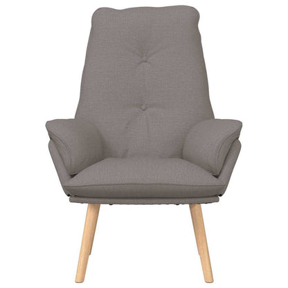 vidaXL Sessel Taupe 69 x 74 x 93 cm Stoff und Sperrholz