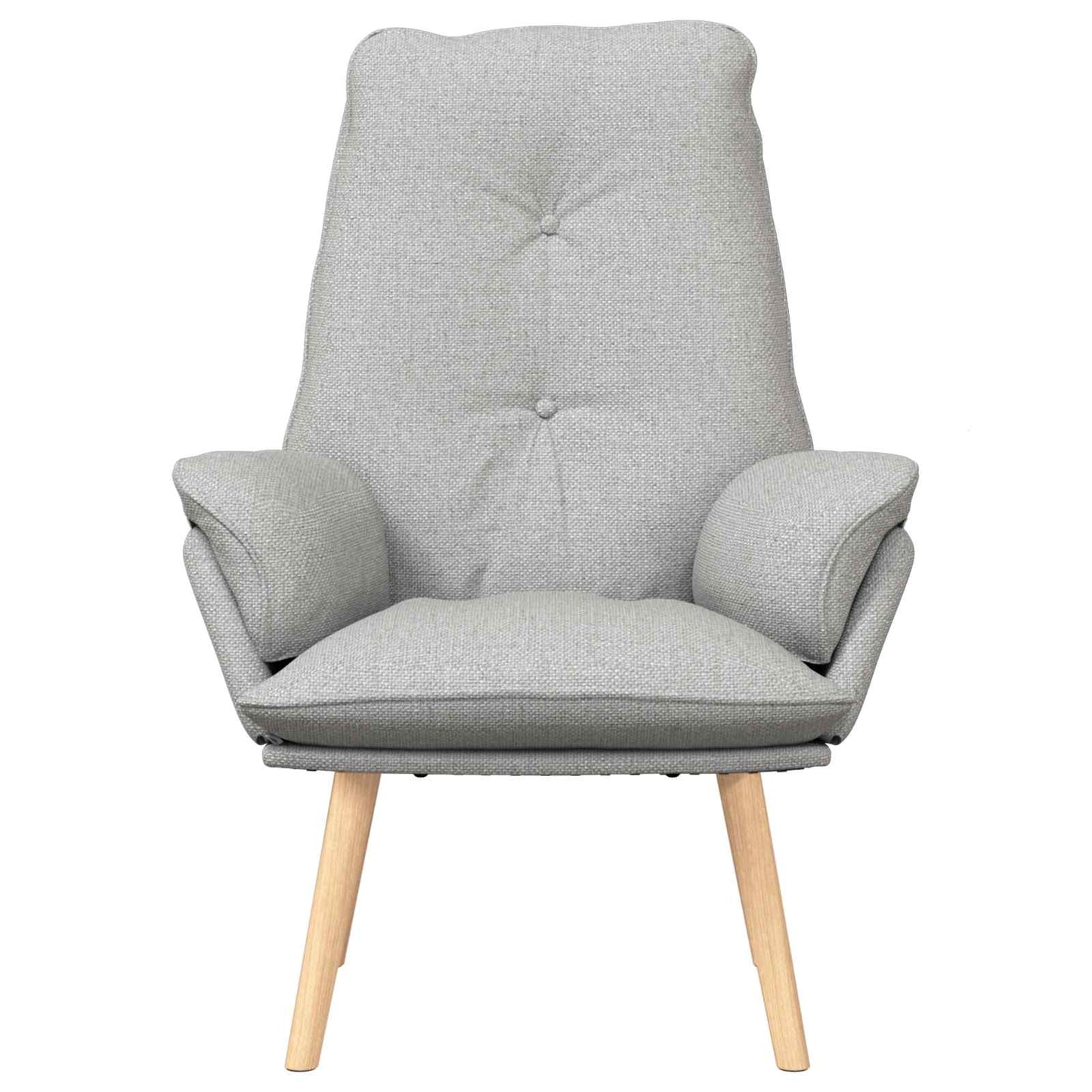 vidaXL Sessel Wolkengrau 69 x 74 x 93 cm Stoff und Sperrholz