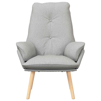 vidaXL Sessel Wolkengrau 69 x 74 x 93 cm Stoff und Sperrholz
