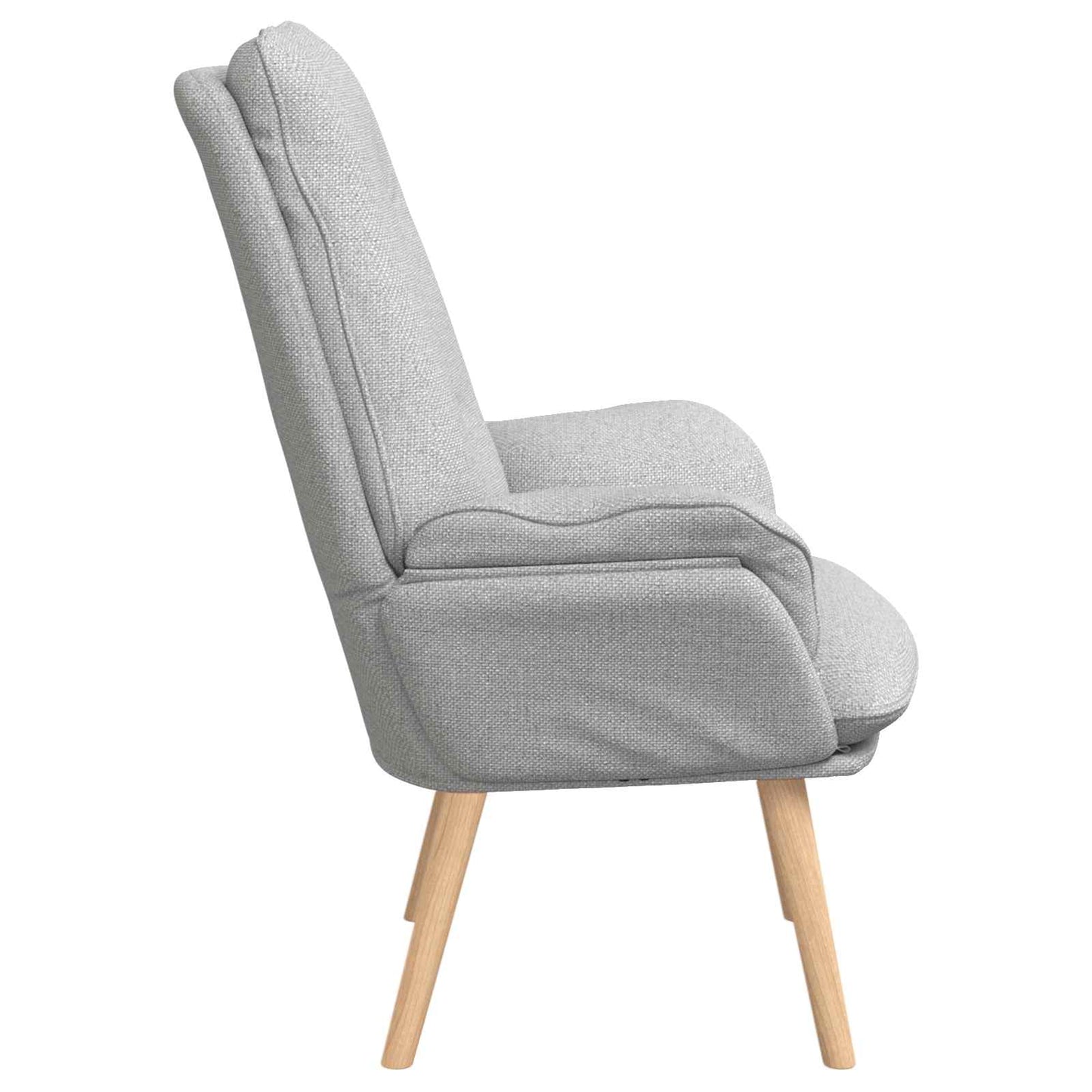 vidaXL Sessel Wolkengrau 69 x 74 x 93 cm Stoff und Sperrholz