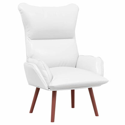 vidaXL Sessel Weiß 69 x 74 x 93 cm Kunstleder