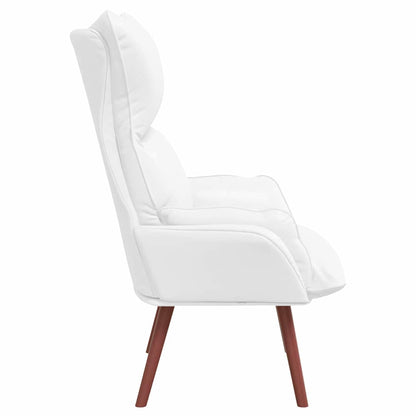 vidaXL Sessel Weiß 69 x 74 x 93 cm Kunstleder