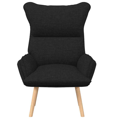 Sessel Schwarz 69 x 74 x 93 cm Stoff und Sperrholz
