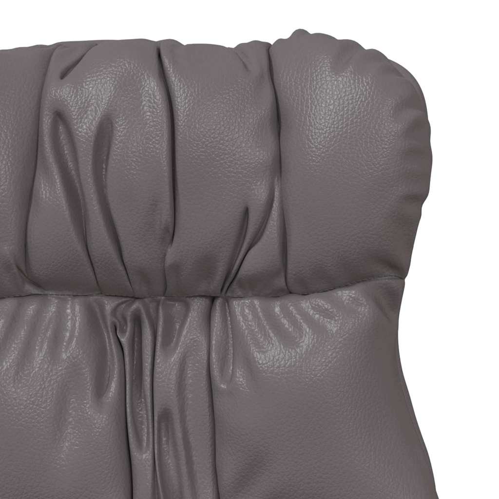 vidaXL Sessel Grau 69 x 74 x 93 cm Kunstleder