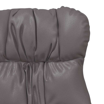 vidaXL Sessel Grau 69 x 74 x 93 cm Kunstleder
