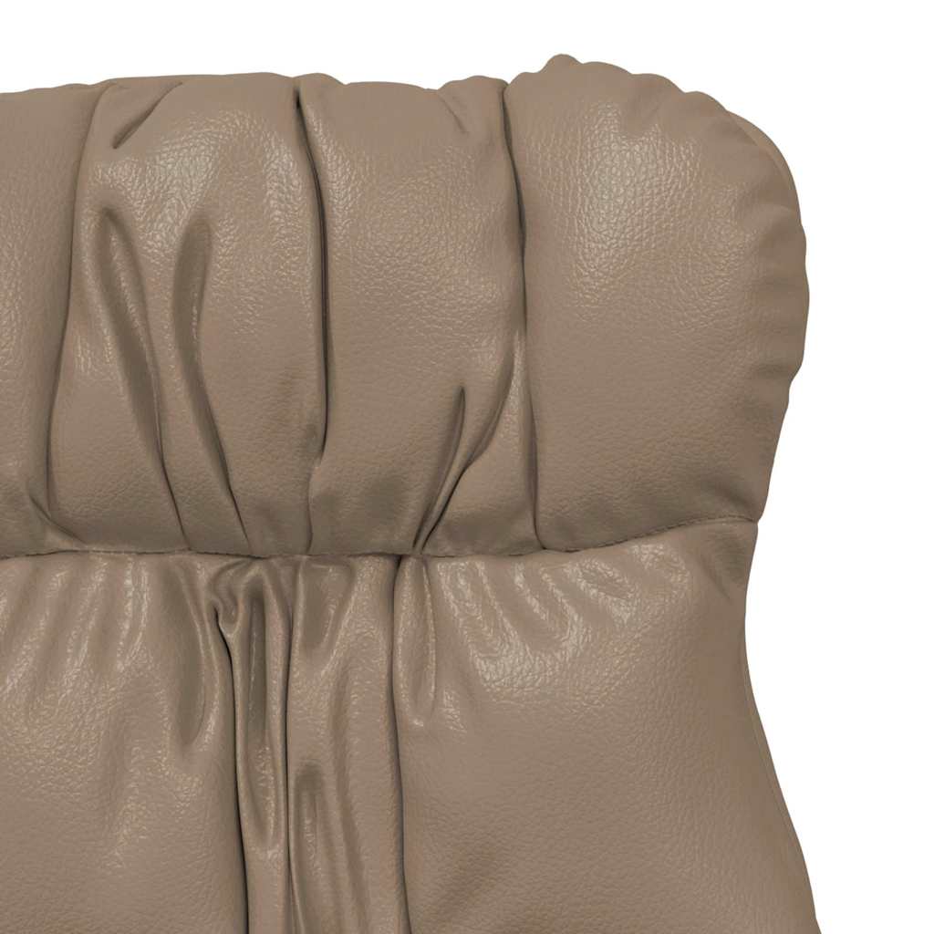 vidaXL Fauteuil cappuccino 69 x 74 x 93 cm similicuir