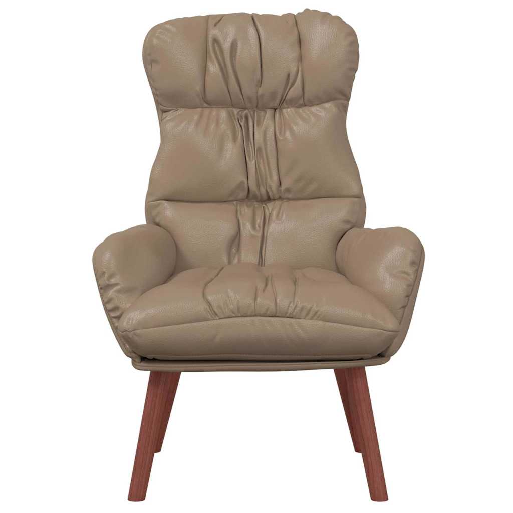 vidaXL Fauteuil cappuccino 69 x 74 x 93 cm similicuir