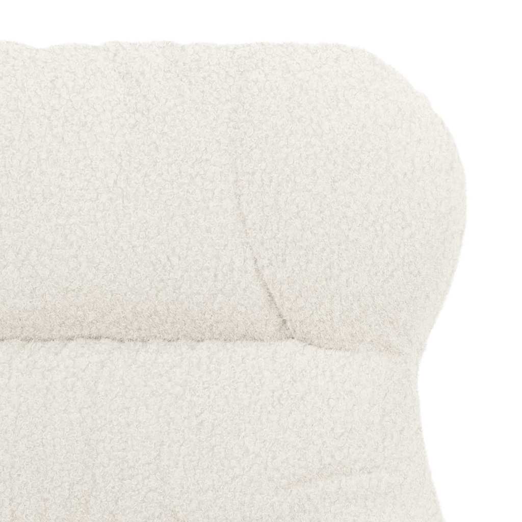 vidaXL Sessel Creme 69 x 74 x 93 cm Sherpa-Stoff