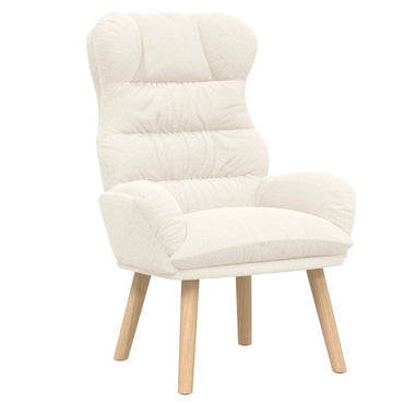 vidaXL Sessel Creme 69 x 74 x 93 cm Sherpa-Stoff