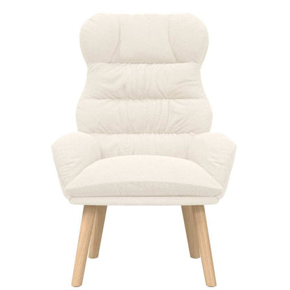 vidaXL Sessel Creme 69 x 74 x 93 cm Sherpa-Stoff