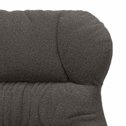 vidaXL Sessel Dunkelgrau 69 x 74 x 93 cm Sherpa-Stoff