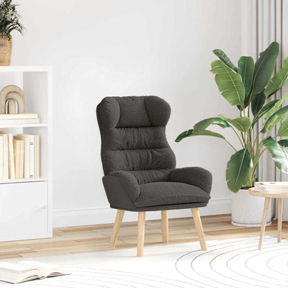 vidaXL Sessel Dunkelgrau 69 x 74 x 93 cm Sherpa-Stoff