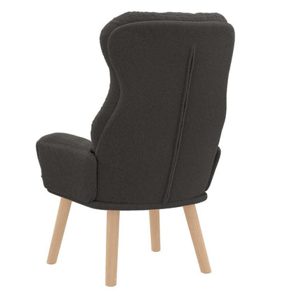 vidaXL Sessel Dunkelgrau 69 x 74 x 93 cm Sherpa-Stoff