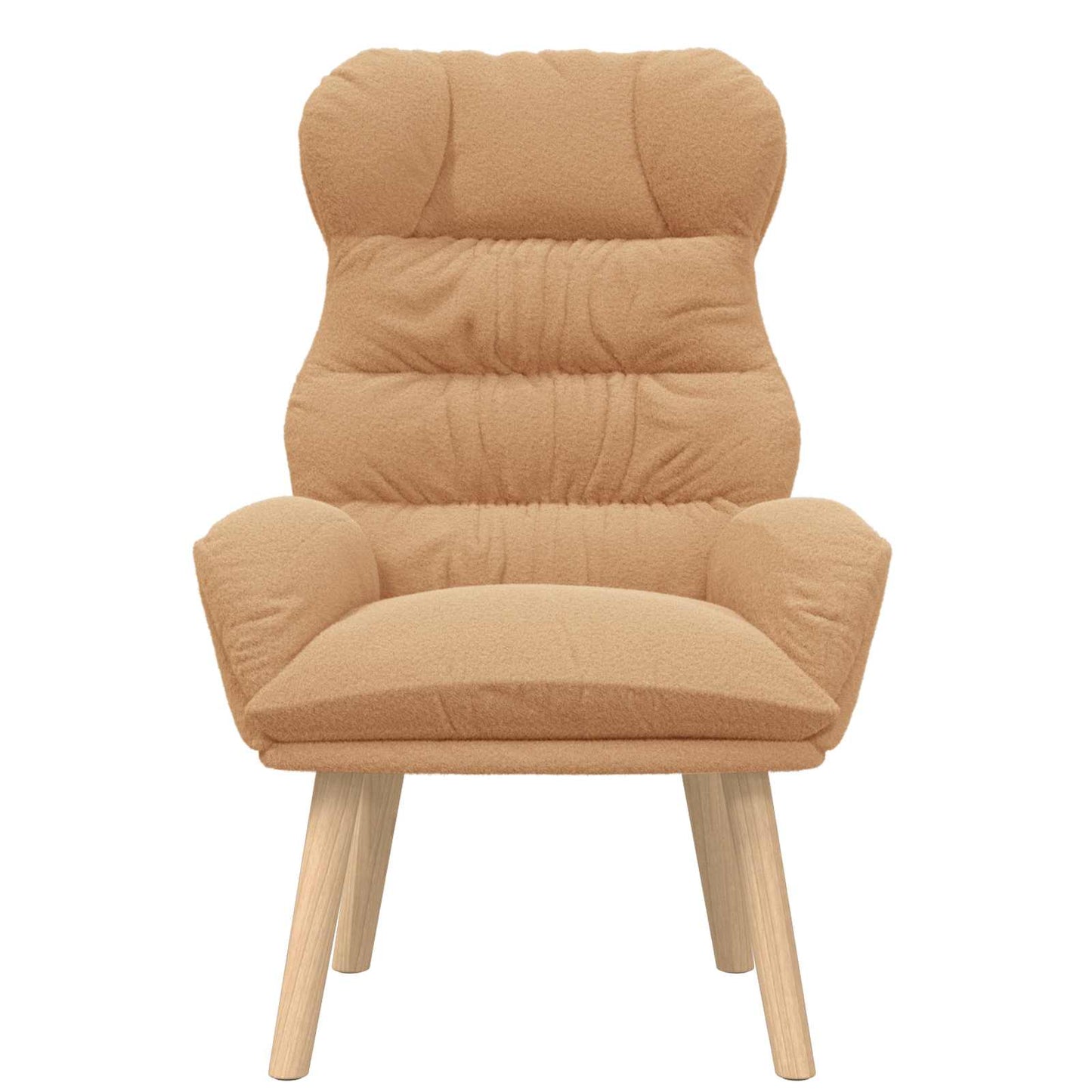 vidaXL Sessel Beige 69 x 74 x 93 cm Sherpa-Stoff