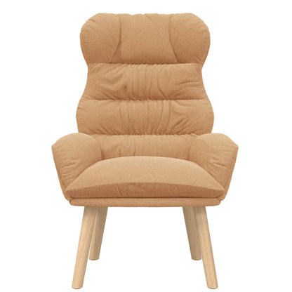 vidaXL Sessel Beige 69 x 74 x 93 cm Sherpa-Stoff