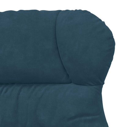 vidaXL Sessel Blau 69 x 74 x 93 cm Samt