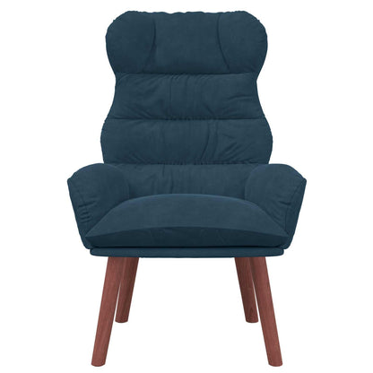 vidaXL Sessel Blau 69 x 74 x 93 cm Samt