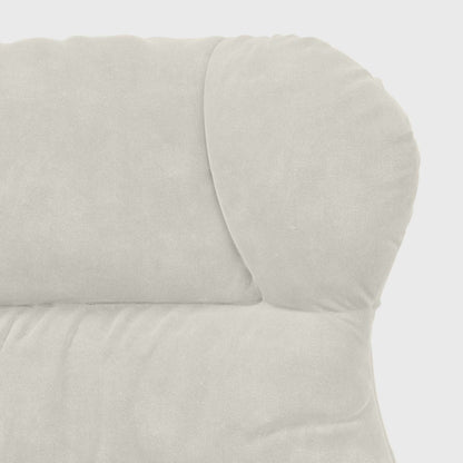 vidaXL Sessel Creme 69 x 74 x 93 cm Samt