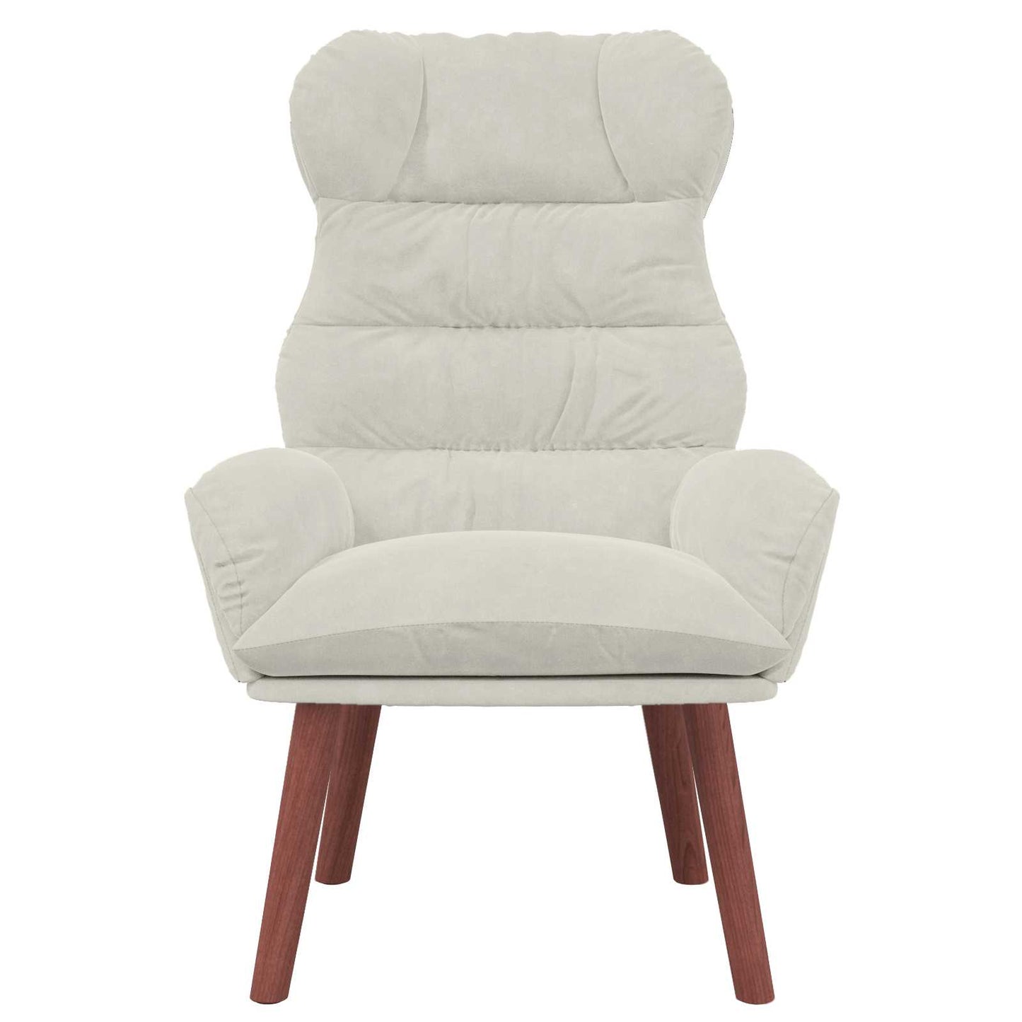 vidaXL Sessel Creme 69 x 74 x 93 cm Samt
