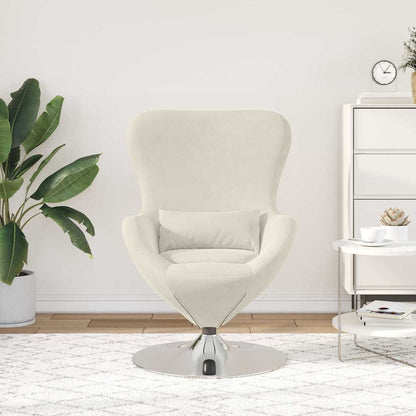 vidaXL Eiersessel Creme Samt
