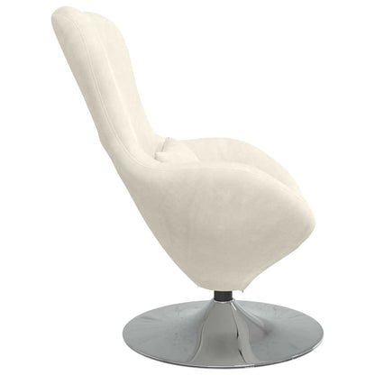 vidaXL Eiersessel Creme Samt