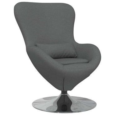 vidaXL Eiersessel Dunkelgrau 63 x 73 x 90 cm Stoff