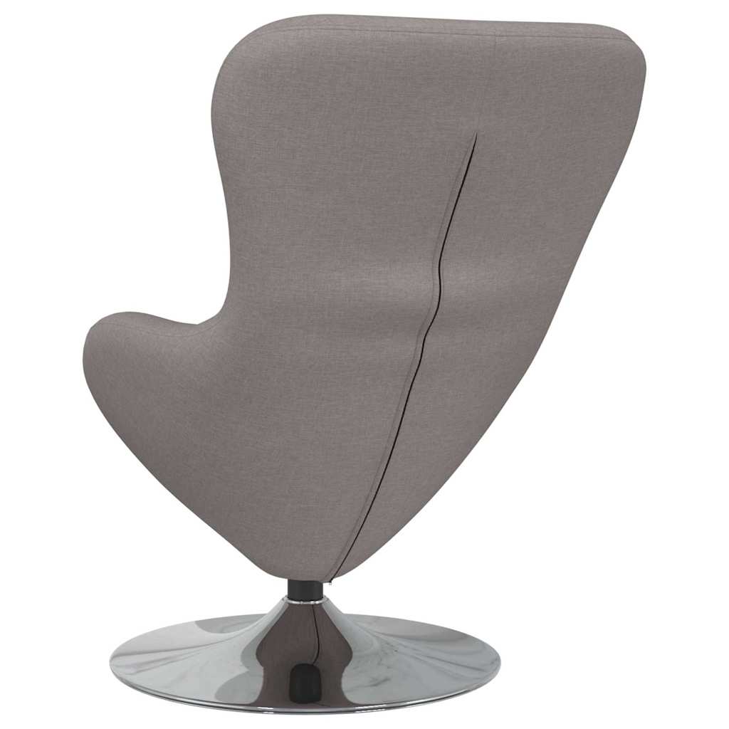 vidaXL Eiersessel Taupe 63 x 73 x 90 cm Stoff