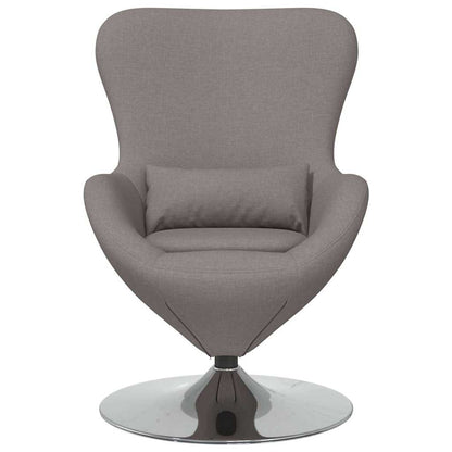 vidaXL Eiersessel Taupe 63 x 73 x 90 cm Stoff