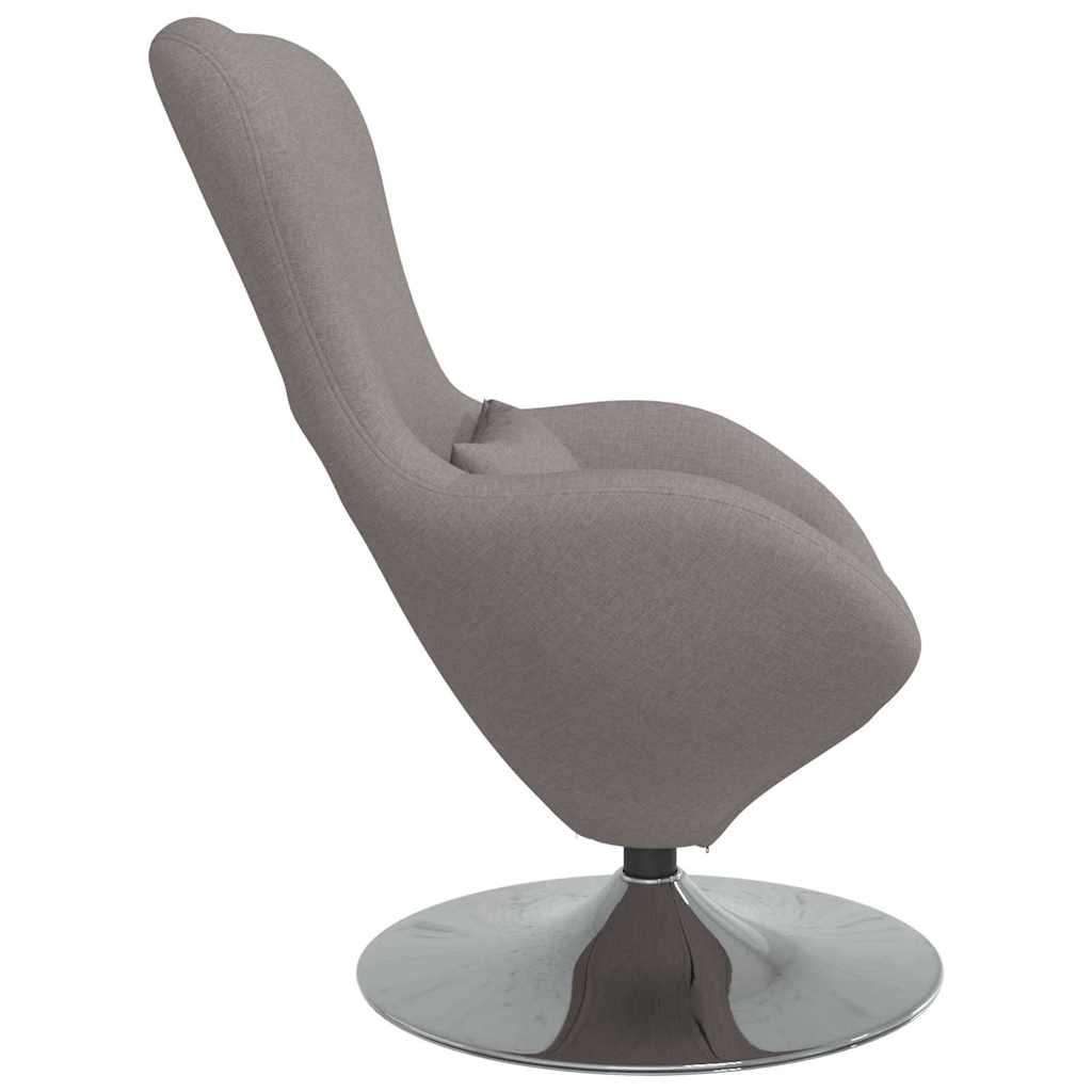 vidaXL Eiersessel Taupe 63 x 73 x 90 cm Stoff