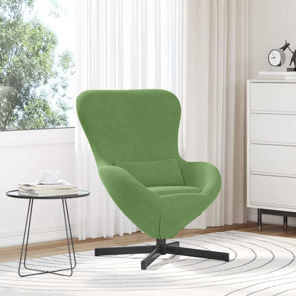 vidaXL Eiersessel Hellgrün 63 x 73 x 90 cm Samt