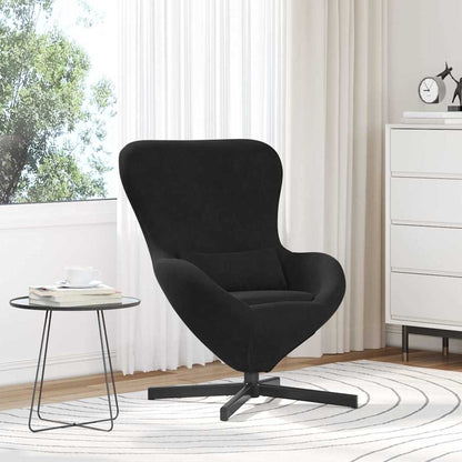 vidaXL Eiersessel Schwarz 63 x 73 x 90 cm Samt