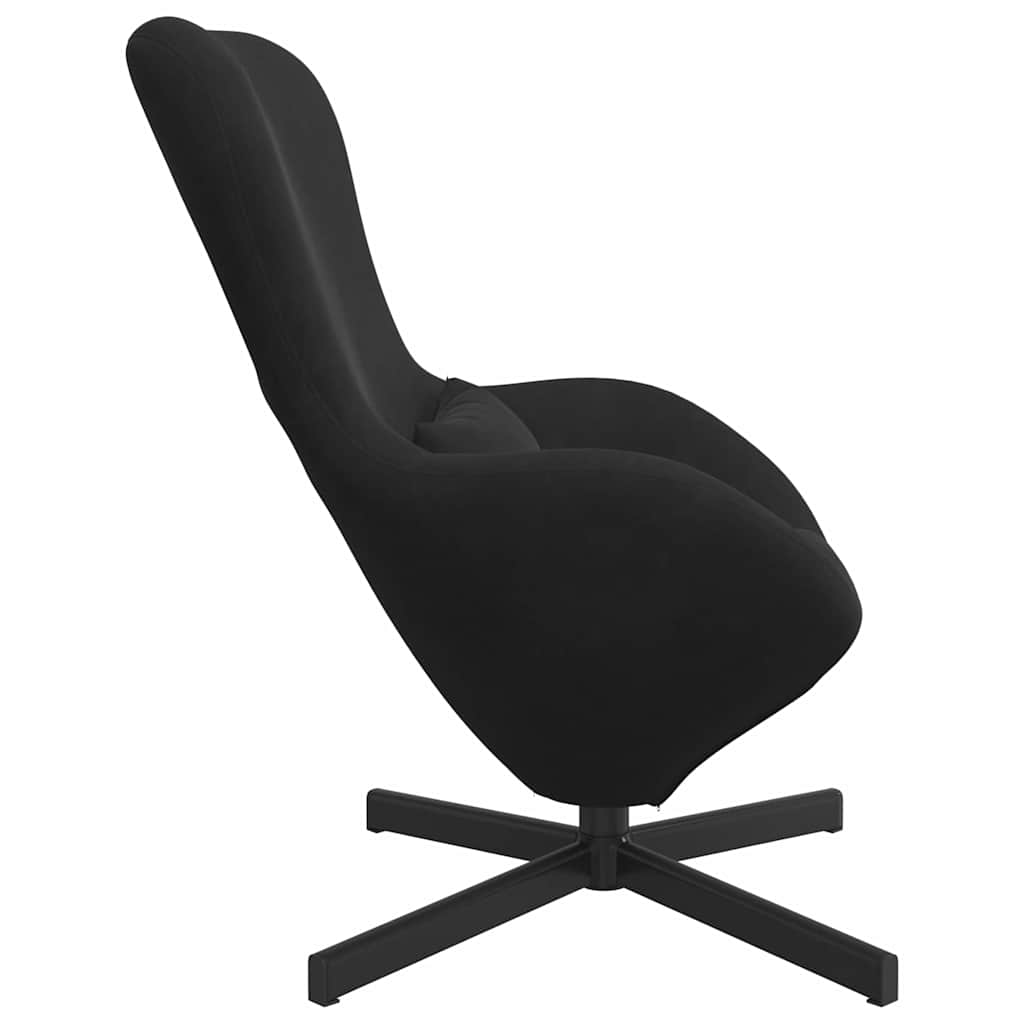 vidaXL Eiersessel Schwarz 63 x 73 x 90 cm Samt