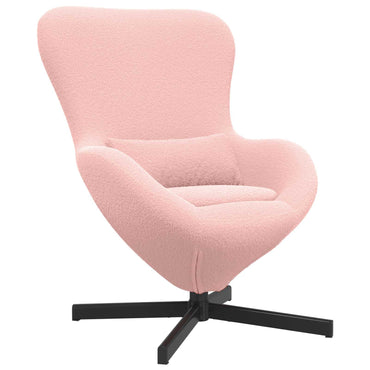 vidaXL Eiersessel Rosa 63 x 73 x 90 cm Stoff